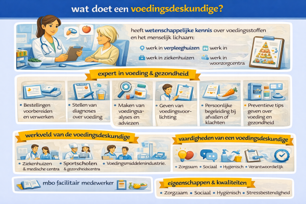 Alles over het beroep voedingsdeskundige Wat doet een voedingsdeskundige